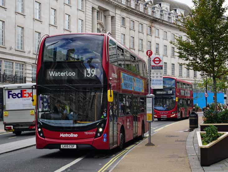 Metroline Alexander Dennis Enviro400HMMC TEH2075 VWH2031